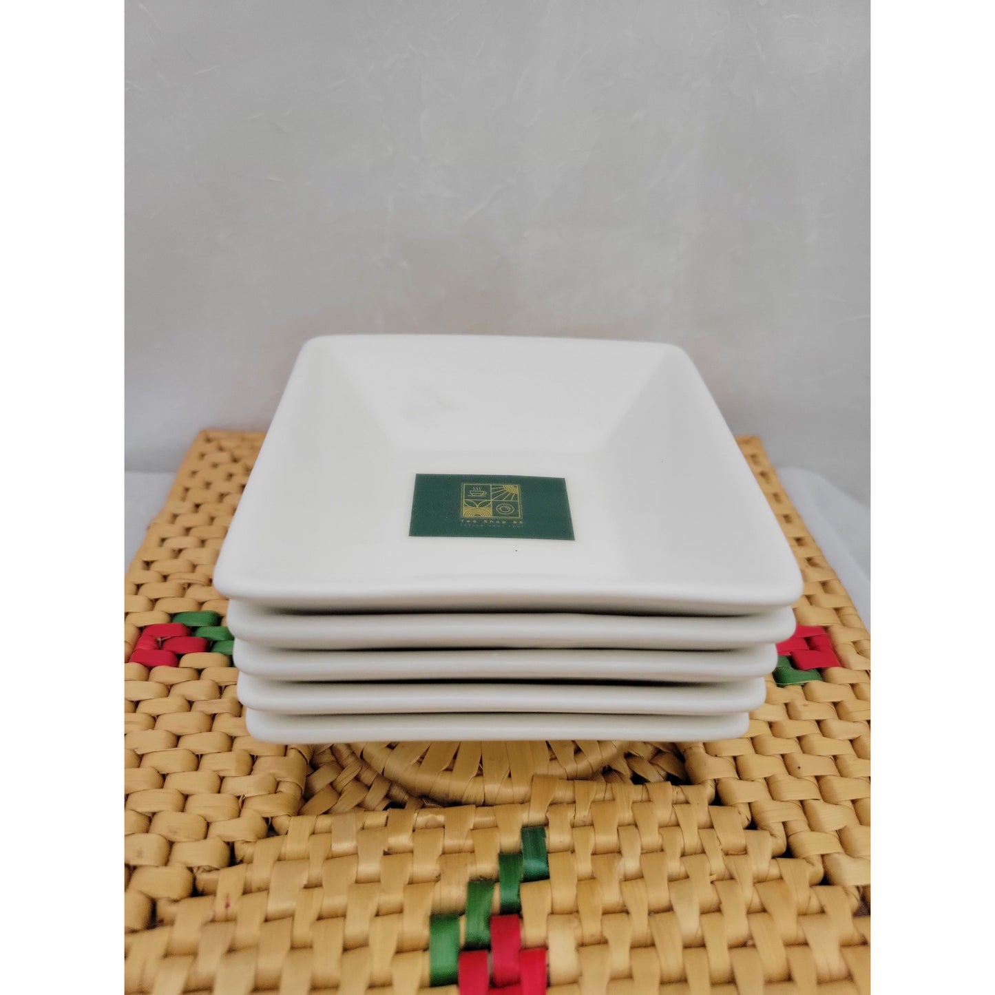 Square White Porcelain Tasting Dish