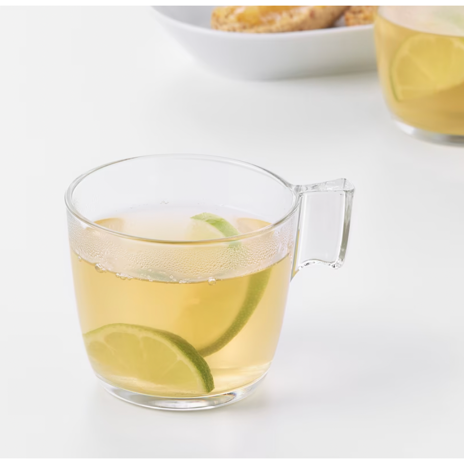 MUG CLEAR GLASS 8 oz.
