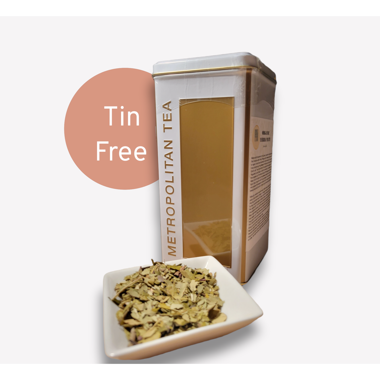Orgnanic Yerba Mate 8 onz (Tin Free). herbal