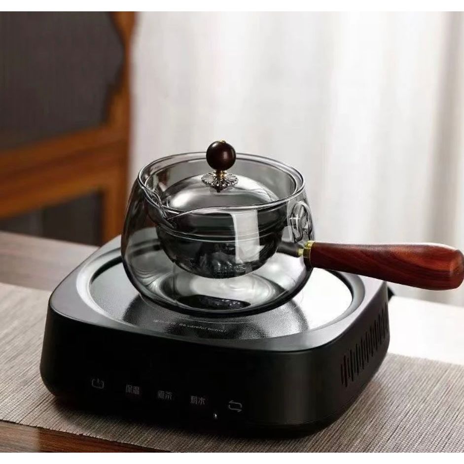 Borosilicate Glass Teapot Spin Filter
