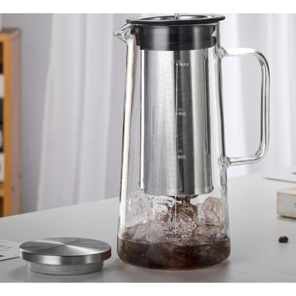 Cold Brew Coffee or Tea Maker Borosilicate Glass