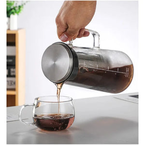 Cold Brew Coffee or Tea Maker Borosilicate Glass