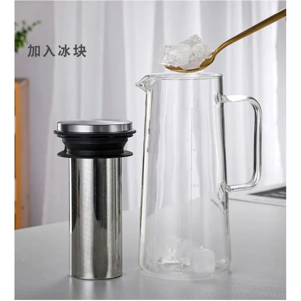 Cold Brew Coffee or Tea Maker Borosilicate Glass