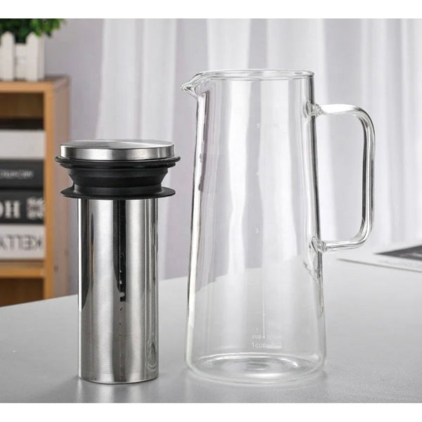 Cold Brew Coffee or Tea Maker Borosilicate Glass