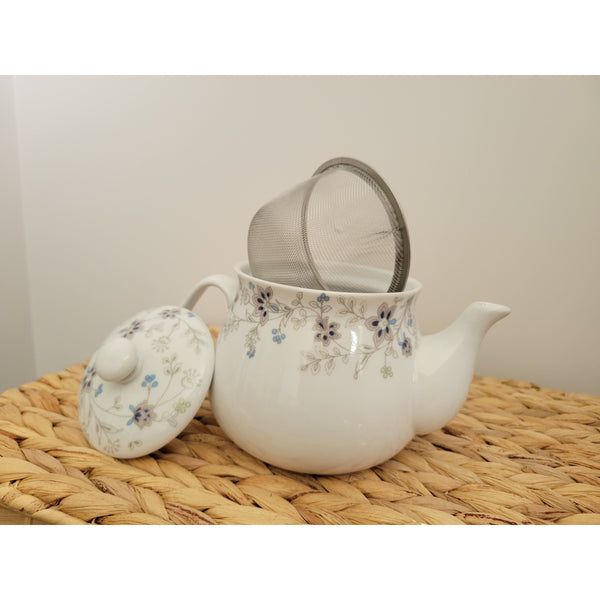 FLORAL TEA POT WITH INFUSER