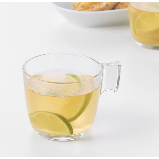 MUG CLEAR GLASS 8 oz.