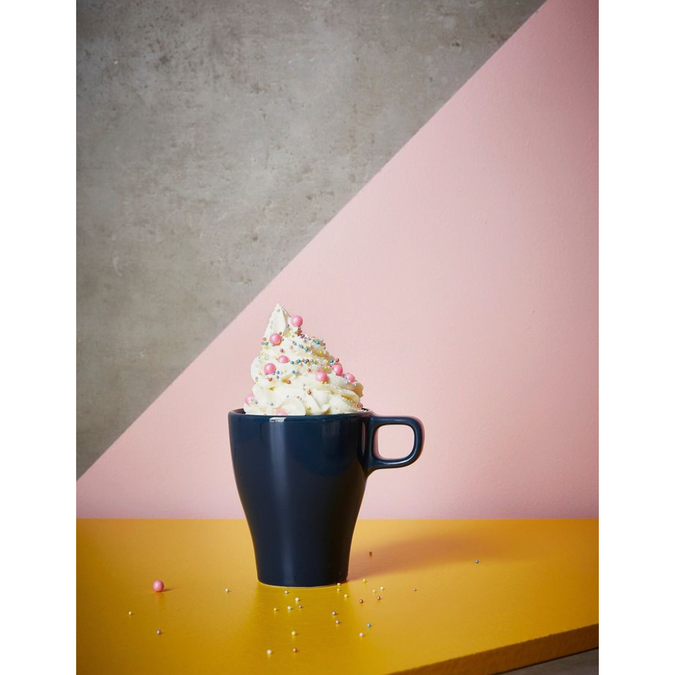 MUG stoneware white, 8 oz