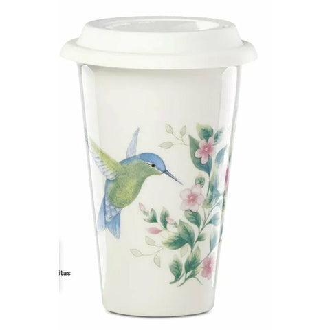 Butterfly Meadow Flutter Thermal Travel Mug